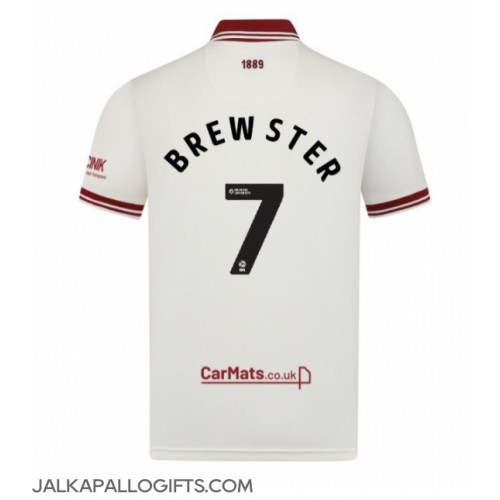 Sheffield United Rhian Brewster #7 Kolmaspaita 2024-25 Lyhythihainen